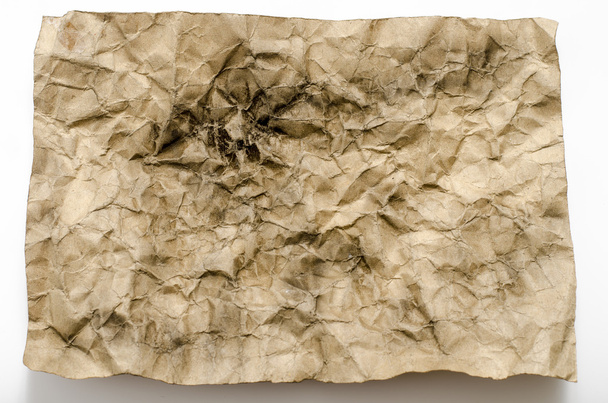 old crumpled paper burn  - Фото, зображення