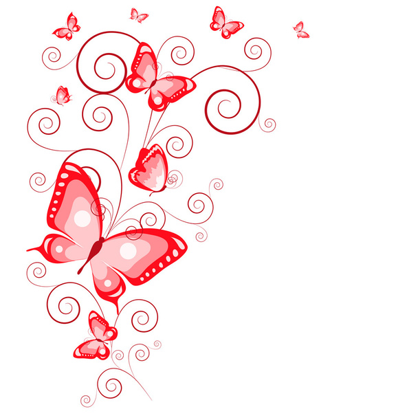 butterflies design - Διάνυσμα, εικόνα