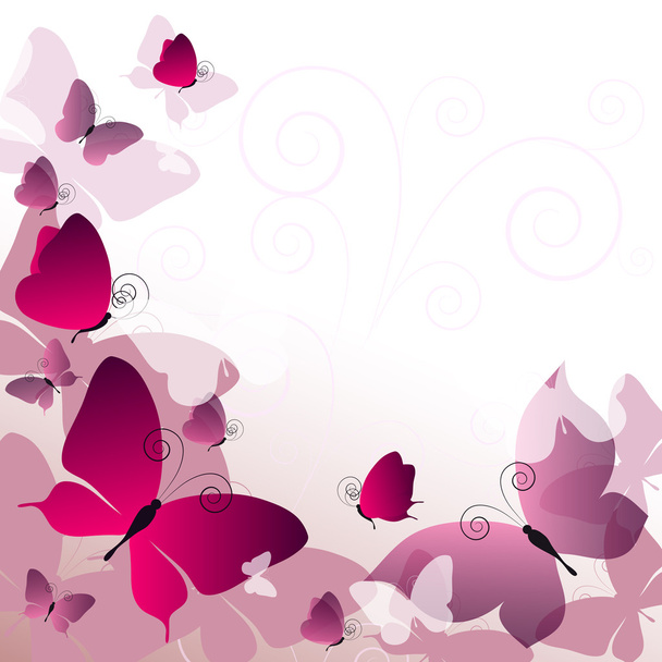 butterflies design - Vector, afbeelding