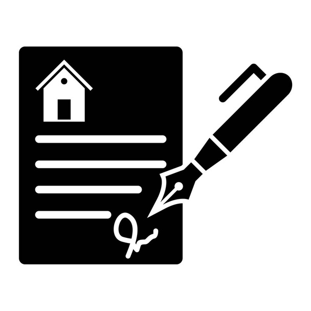 icône immobilière illustration vectorielle - Vecteur, image