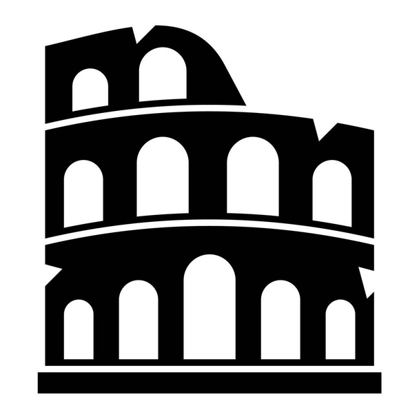 Векторна ілюстрація значка будівлі
 - Вектор, зображення