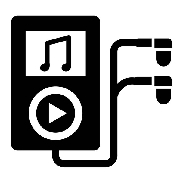 music player. simple design - Vector, Image