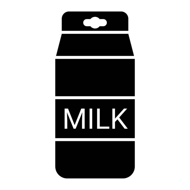 milk bottle icon. simple illustration of beer drink vector icons for web design isolated on white background - Vettoriali, immagini