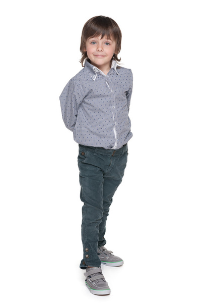 Cute fashion young boy - Foto, afbeelding