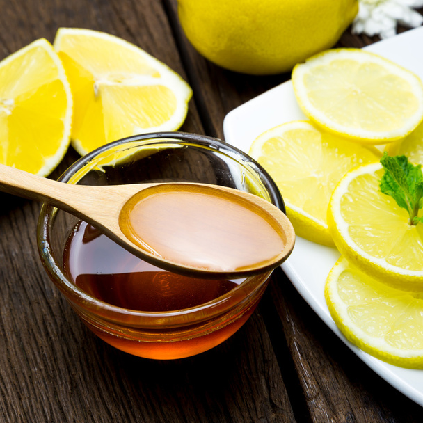 Honey and lemon - Фото, зображення