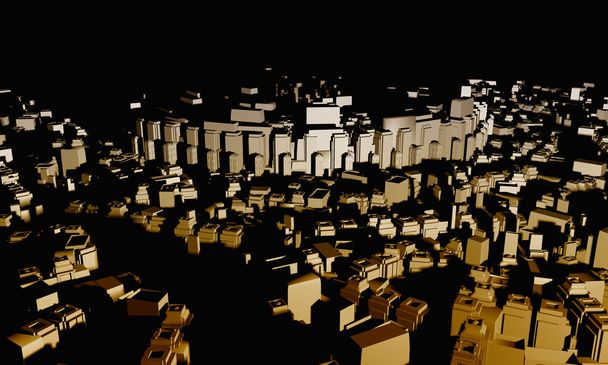 3D paisagem da cidade
 - Foto, Imagem