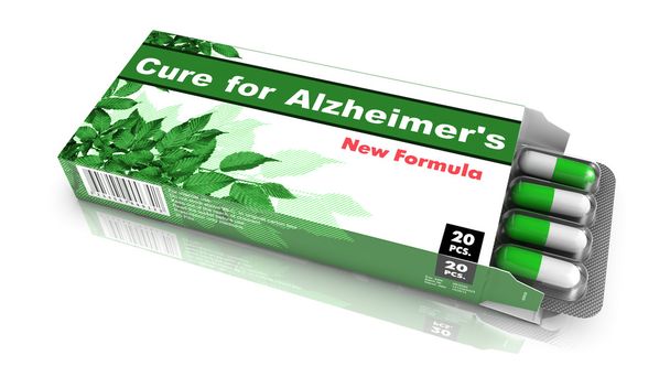 Θεραπεία για Alzheimers - πακέτο των χαπιών. - Φωτογραφία, εικόνα