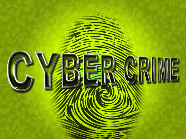 Cyber Crime indique les logiciels espions logiciels malveillants et les pirates
 - Photo, image