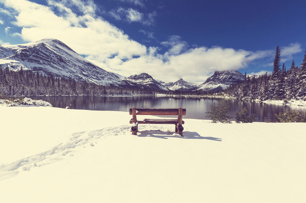 Glacier Park en hiver - Photo, image