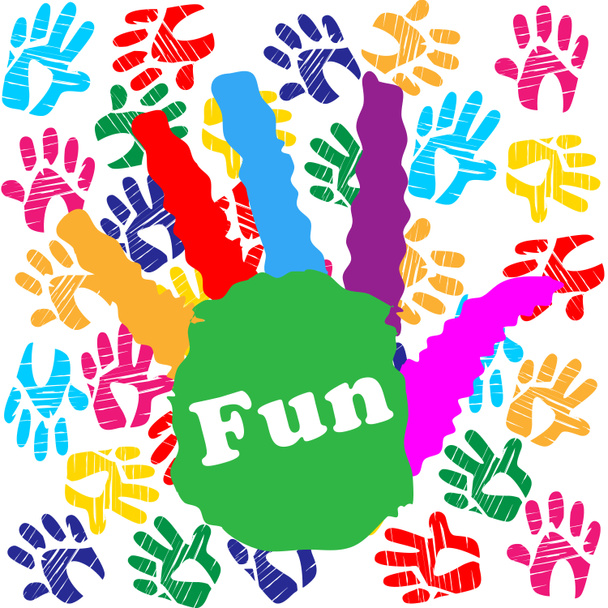 Детские забавы - это живые руки и человек
 - Фото, изображение
