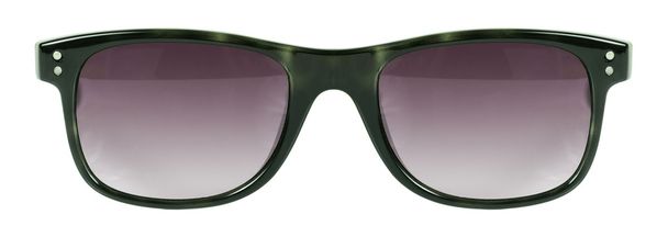 Сонцезахисні окуляри зелена рамка і червоний колір лінзи ізольовані на кришці
 - Фото, зображення
