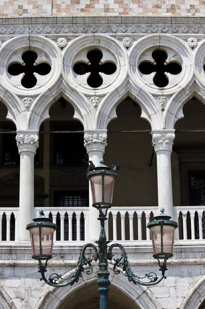 Dogenpalast architektonisches Detail, Venedig - Foto, Bild