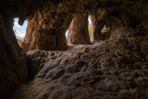 beautiful cave in the mountains - 写真・画像