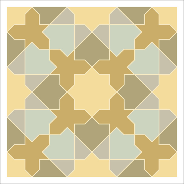 Padrão de mosaico colorido, blocos de azulejos
 - Vetor, Imagem