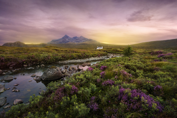 Fiume Sligachan, Scozia
 - Foto, immagini