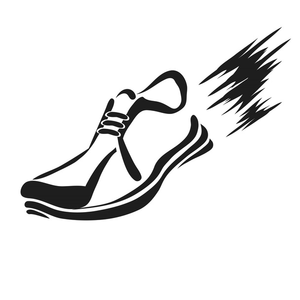 zapato de correr icono
 - Vector, imagen