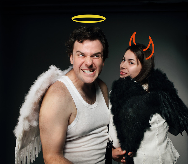 Pan angel a paní angel - Fotografie, Obrázek