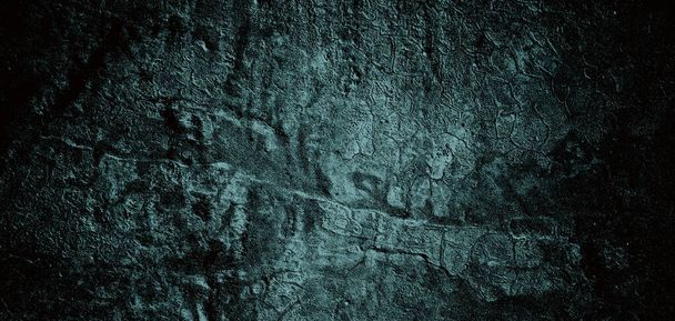 Grungy τσιμεντένια υφή για φόντο, τοίχος γεμάτος γρατσουνιές. Τρομακτικός σκοτεινός τοίχος - Φωτογραφία, εικόνα