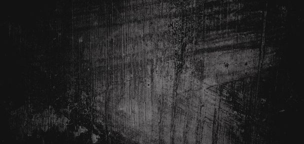 Τοίχος γεμάτος γρατζουνιές. Grungy τσιμεντένια υφή για φόντο, τρομαχτικός σκούρος τοίχος.Μαύρος τοίχος - Φωτογραφία, εικόνα