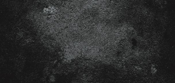 Tele van karcolásokkal. Grungy cement textúra a háttérben, ijesztő sötét fal.Fekete fal - Fotó, kép