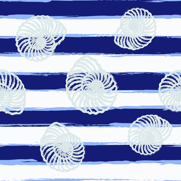 Seamless pattern with sea background - Vektor, Bild