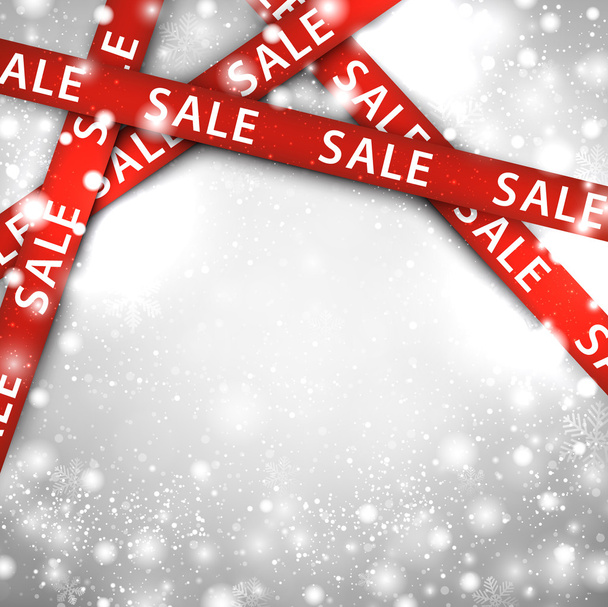 Christmas sale background. - Vector, afbeelding