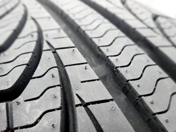 tire tread closeup in a tire shop - Photo, Image
