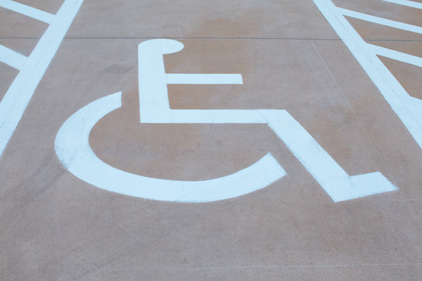 Kupujących osób niepełnosprawnych znak - Zdjęcie, obraz