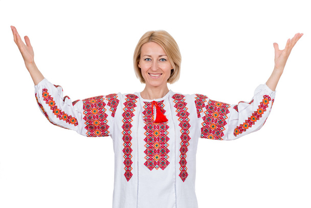 Ukrainian national costume woman - Photo, Image