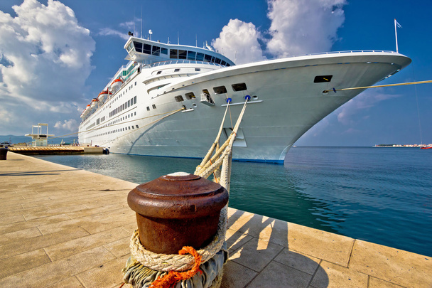 Cruise ship on dock in Zadar - Photo, Image