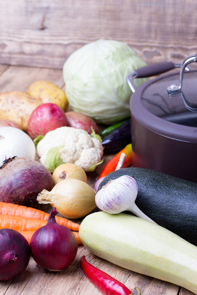 Close up of various colorful raw vegetables - Valokuva, kuva