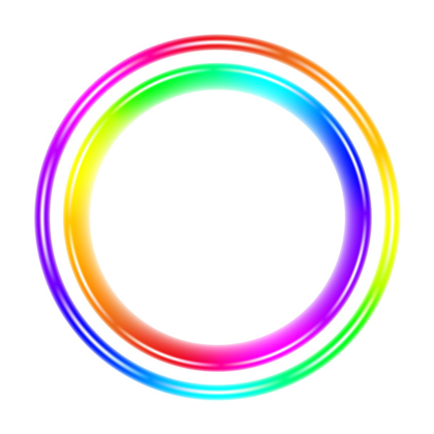 Multicolor spectral circle - Vettoriali, immagini