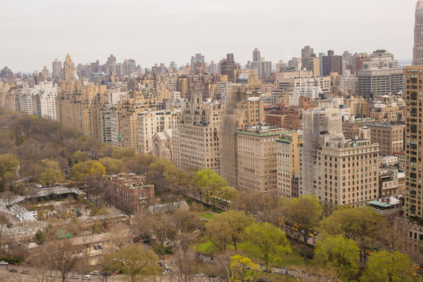 Vista do Central Park da janela do hotel, Manhattan, Nova Iorque
 - Foto, Imagem