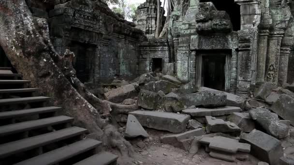 Bayon - starożytnego khmerski świątyni - Materiał filmowy, wideo