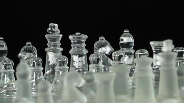 Šachy ze skla - Záběry, video