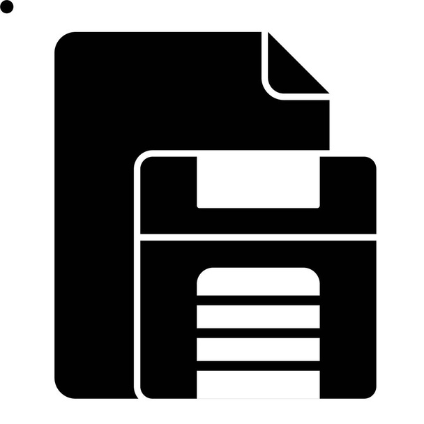 ícone de formato de arquivo, ilustração vetorial - Vetor, Imagem