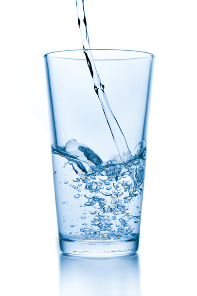 Water splash in glass - Foto, Imagem
