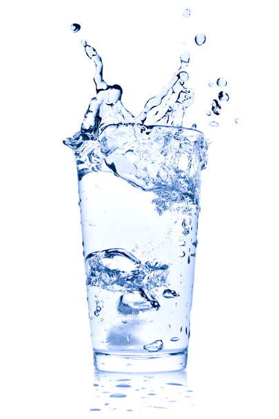 Wasserspritzer im Glas - Foto, Bild