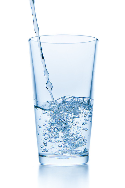 Water splash in glass - Фото, изображение