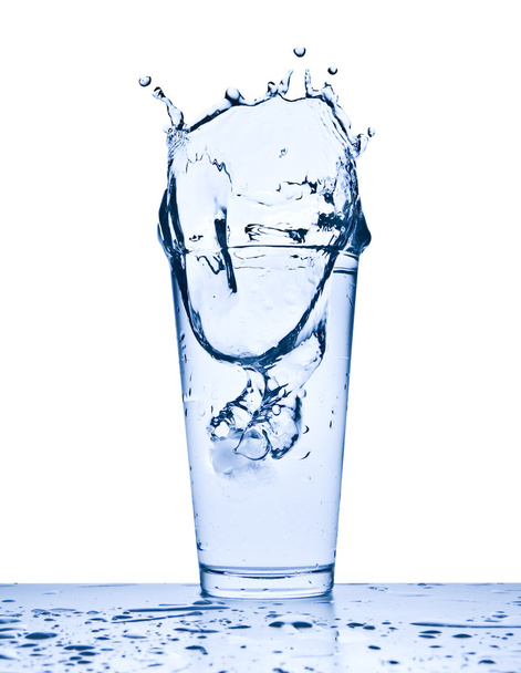 брызги воды в стекле - Фото, изображение