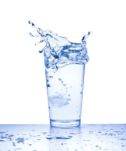 Сплеск води в склі
 - Фото, зображення