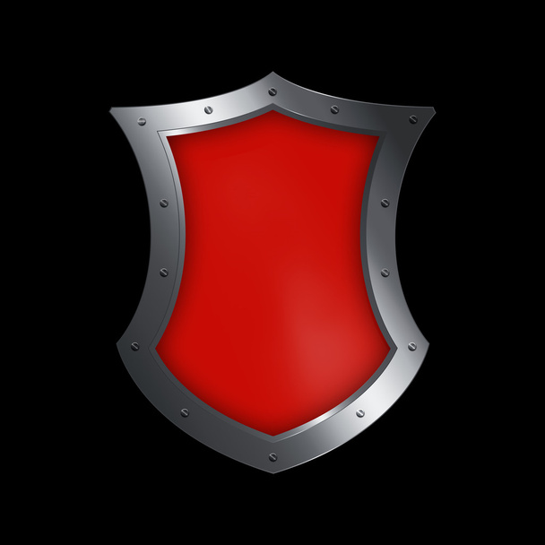 Red shield. - Photo, image