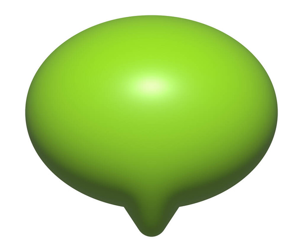 ícone de bolha de fala 3D, comentário, bate-papo - Foto, Imagem