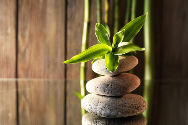 Spa stones and bamboo - Photo, Image
