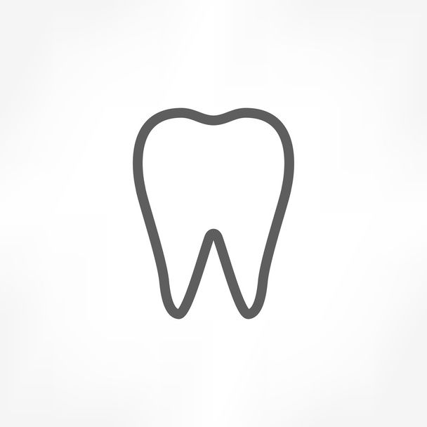 歯のアイコン - ベクター画像