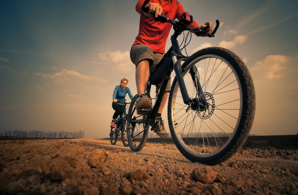 Pihenjen, kerékpározás - Fotó, kép