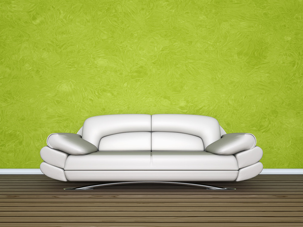 Cream sofa - Photo, Image