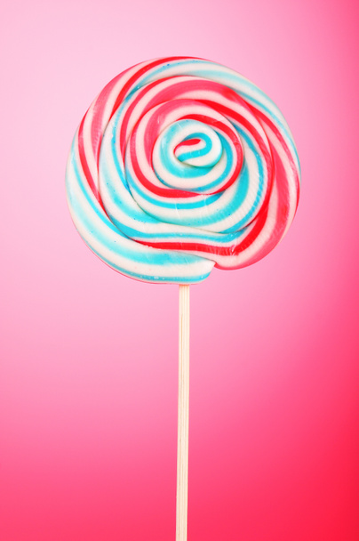 Colorful lollipop against the background - Zdjęcie, obraz