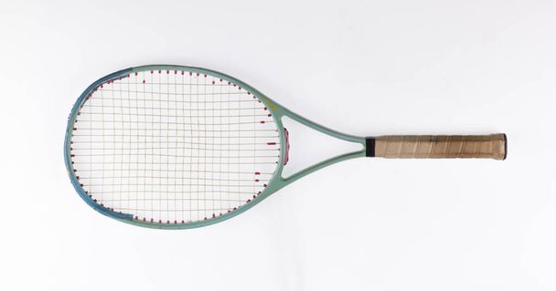 vintage wooden tennis racket - Фото, изображение