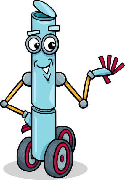 fanatasy robot ilustración de dibujos animados
 - Vector, imagen